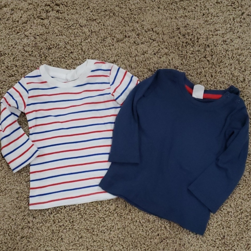 2 - 4-6M H&M long sleeve shirts
